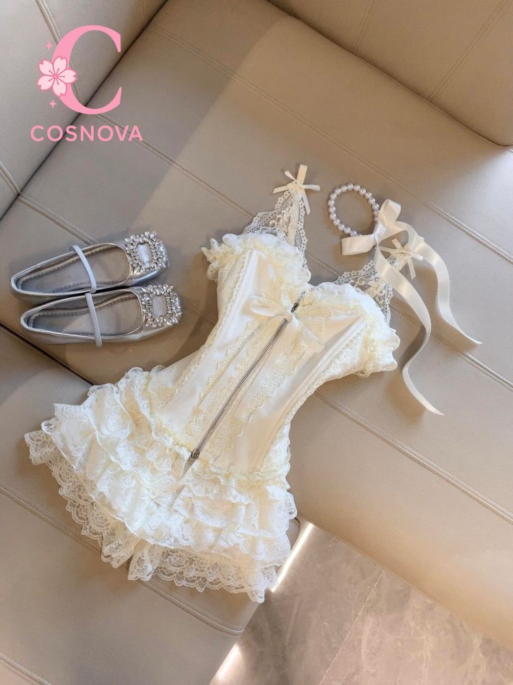 Cami Top Lace - Uroczy koronkowy top typu bustier z