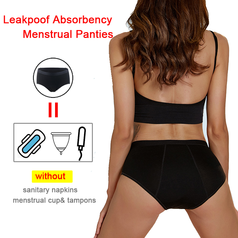 Period Panty Absorbent - 3 szt. Majtki menstruacyjne o dużym