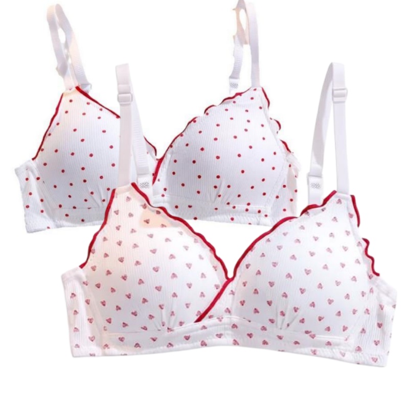 Bralette Wireless Soft - Uroczy, słodki bezprzewodowy zestaw biustonoszy, wygodny,