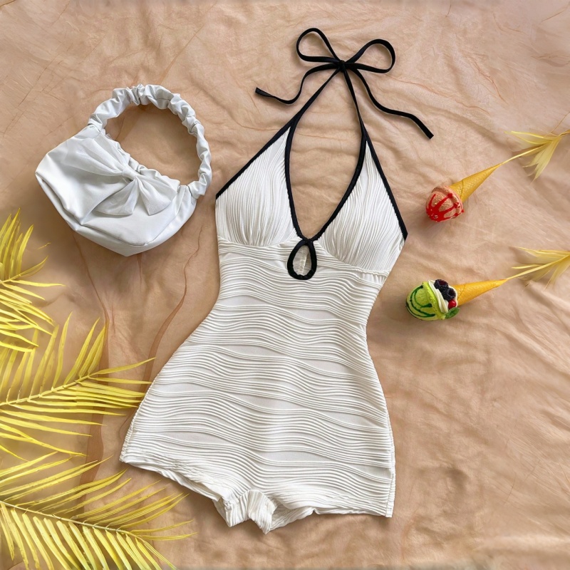 Shapewear Bodysuit Firm - Przezroczyste body z dekoltem halter |