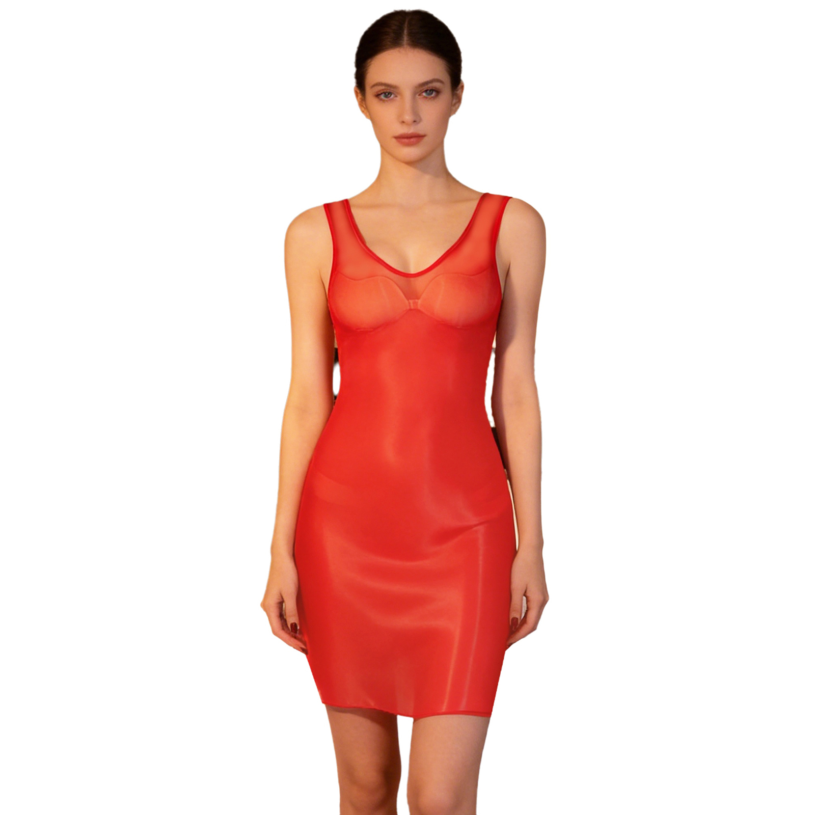 Damska błyszcząca, prześwitują – Babydoll Chemise Night recenzja i cena