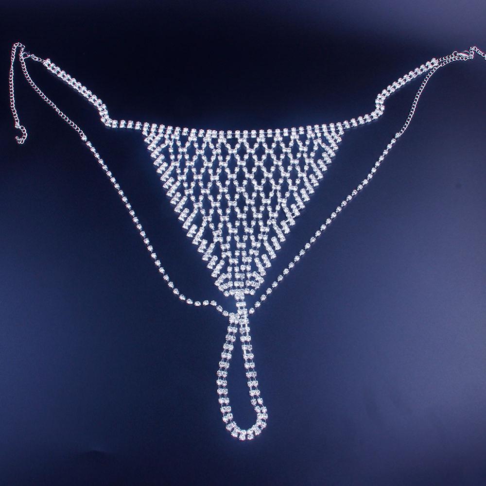 Stonefans Mesh Rhinestone Body – Thong Bikini Women recenzja i cena