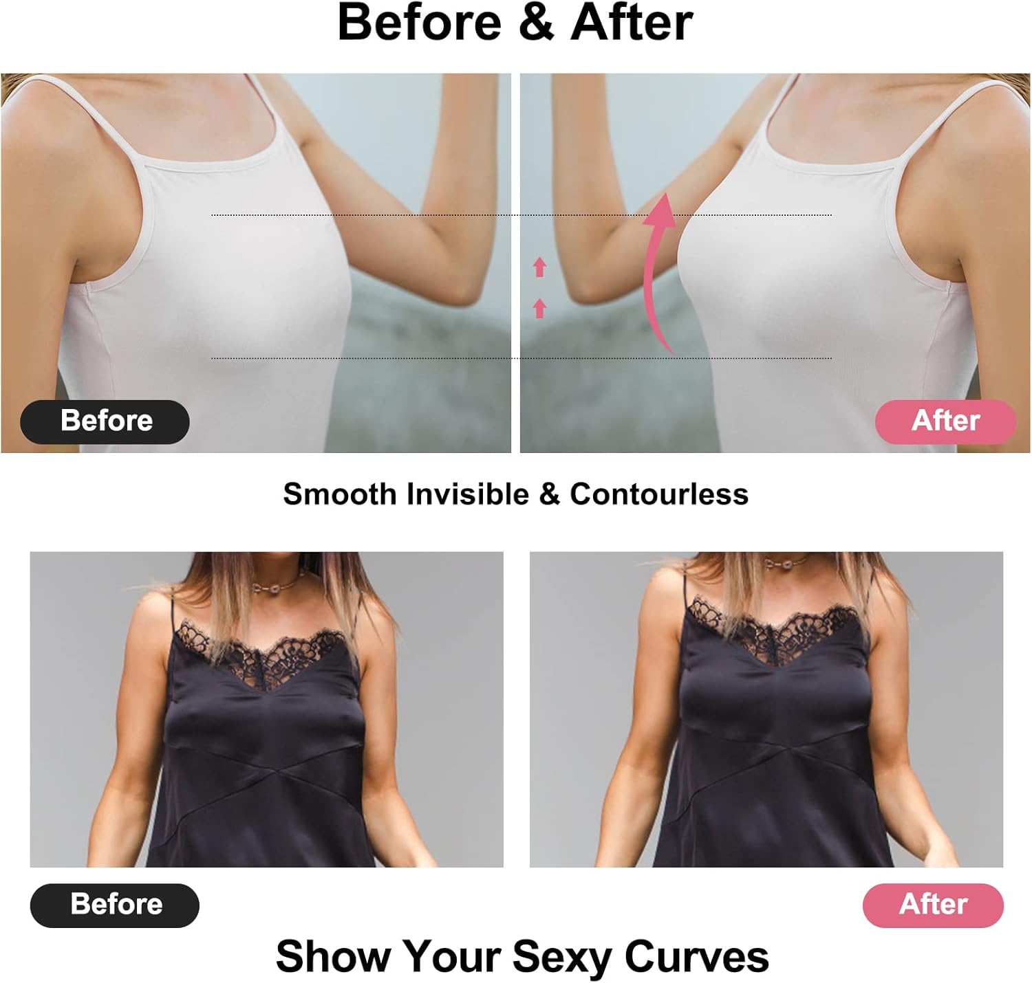 Samoprzylepny biustonosz push- – Silicone Bra Adhesive recenzja i cena