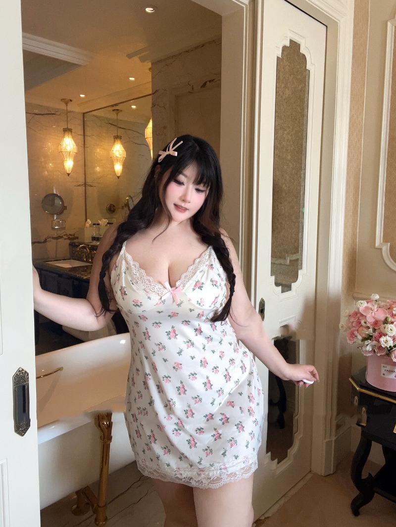 Damska seksowna bielizna Plus  – Babydoll Chemise Night recenzja i cena