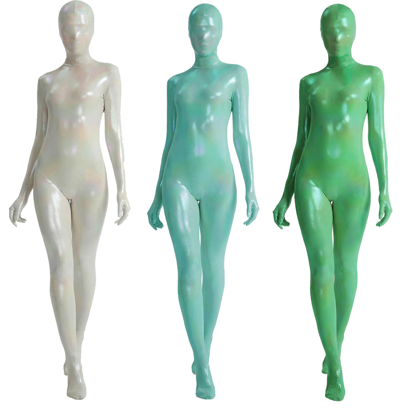 Damski błyszczący gradientowy  – Shapewear Bodysuit Firm recenzja i cena