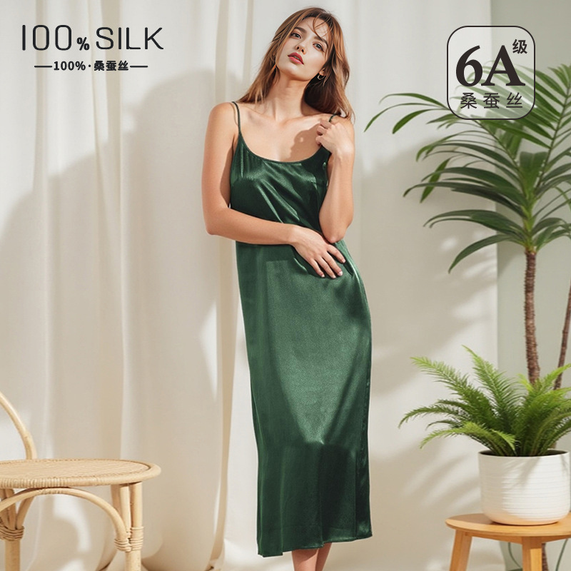 Sukienka na ramiączkach ze 100 – Robe Silk Women recenzja i cena