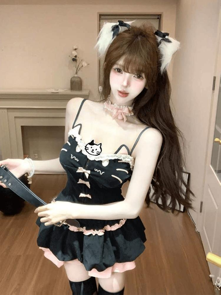 Letni Kawaii Słodki Kreskówkow – Cami Top Lace recenzja i cena