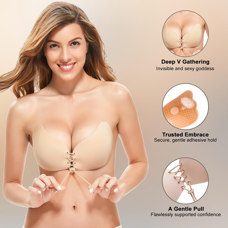 1/2 Pary Damskie Letnie Biusto – Strapless Bra Backless recenzja i cena