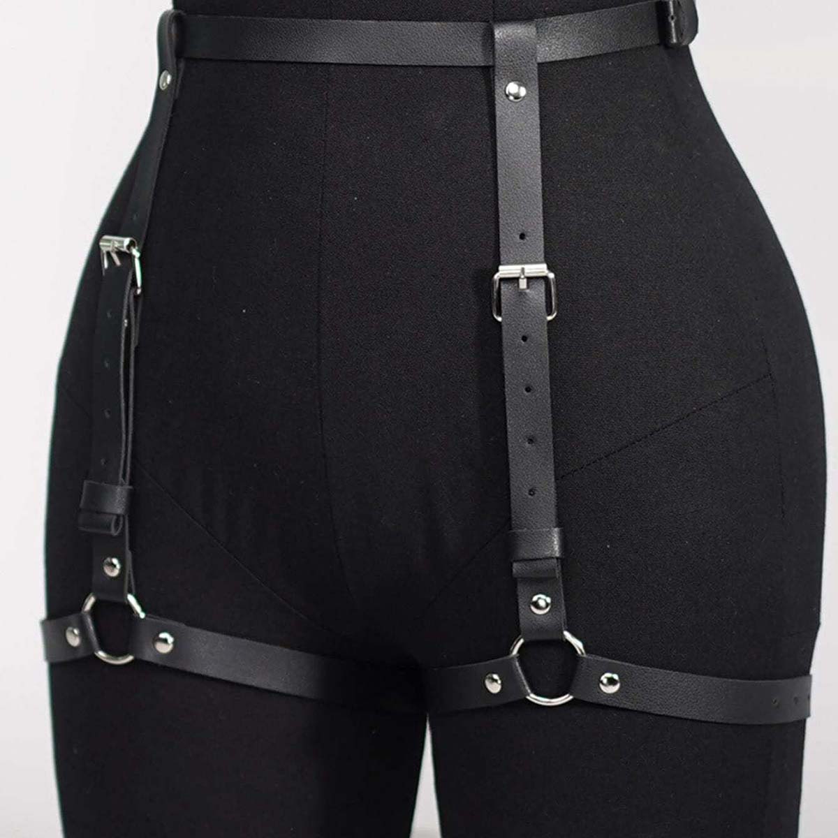 uprząż Skórzana KOBIETY BDSM h – Garter Belt Set recenzja i cena