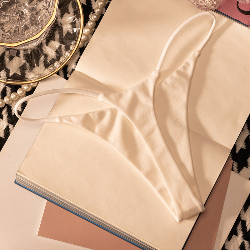 Bawełniane stringi damskie z n – Seamless Underwear Women recenzja i cena