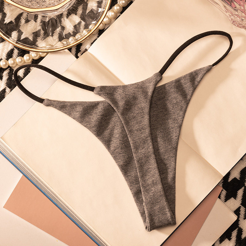 Bawełniane stringi damskie z n – Seamless Underwear Women recenzja i cena