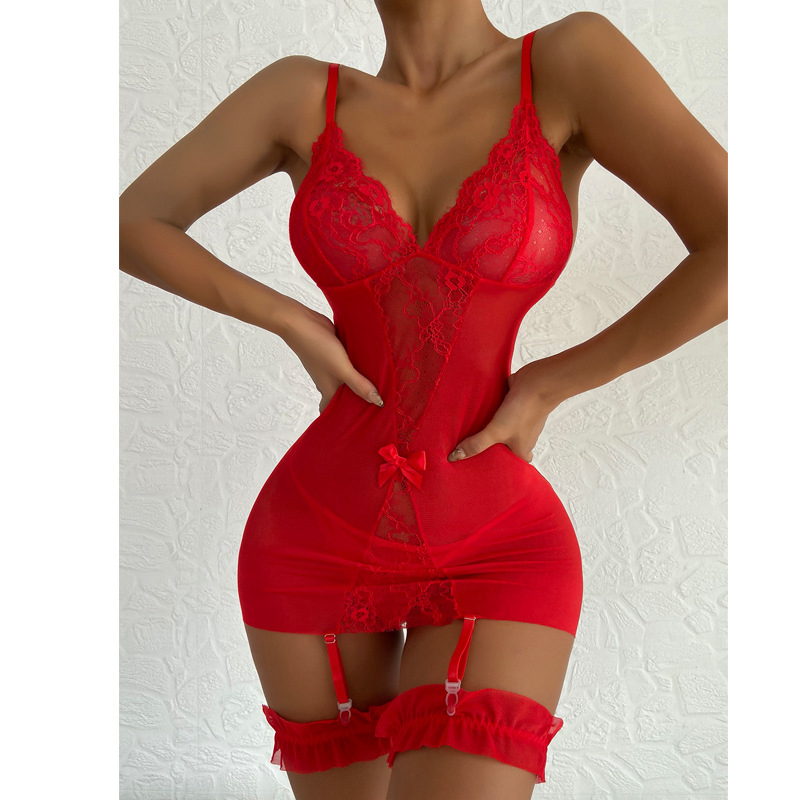 Przezroczysty pasek z dekoltem – Babydoll Chemise Night recenzja i cena
