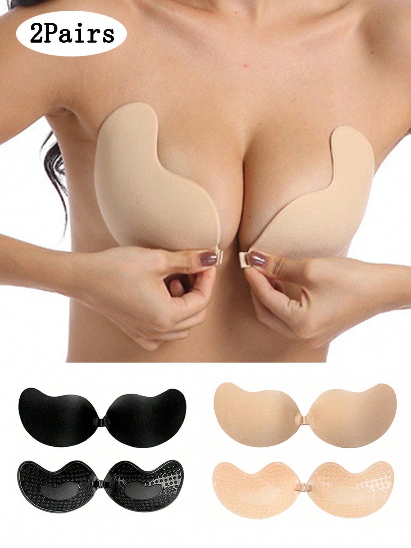 2-pak Damskie Samoprzylepne Ni – Push Up Bra Padded recenzja i cena